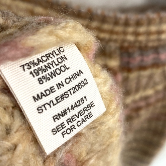 (LG-1) Jessica Simpson cropped button front cardigan sweater, Size Large, NWT - Picture 6 of 7